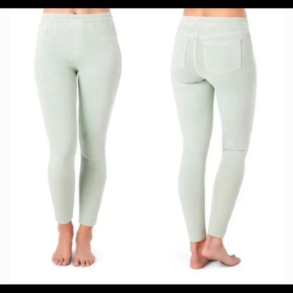 Spanx Jean-ish Seafoam Ankle Leggings